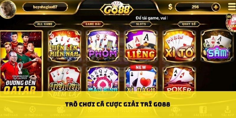 Trò chơi giải trí online nhà cái